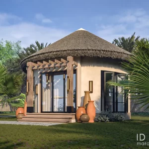 One bedroom thatch roof house - ID 11110