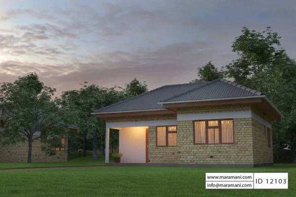2 Bedroom House Plan - ID 12103 - Image 3