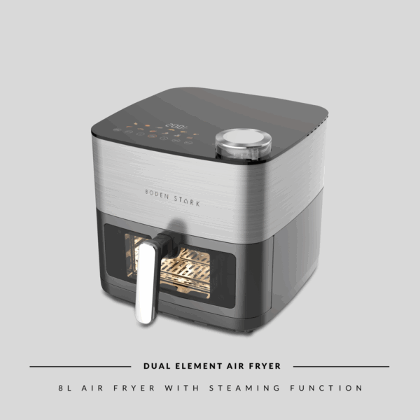 Boden Stark 8L Dual Element Air fryer with Steaming Function - Image 2