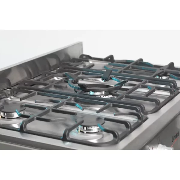 Univa 90cm 5 Burner Gas Stove Stainless Steel UG019Si - Image 3