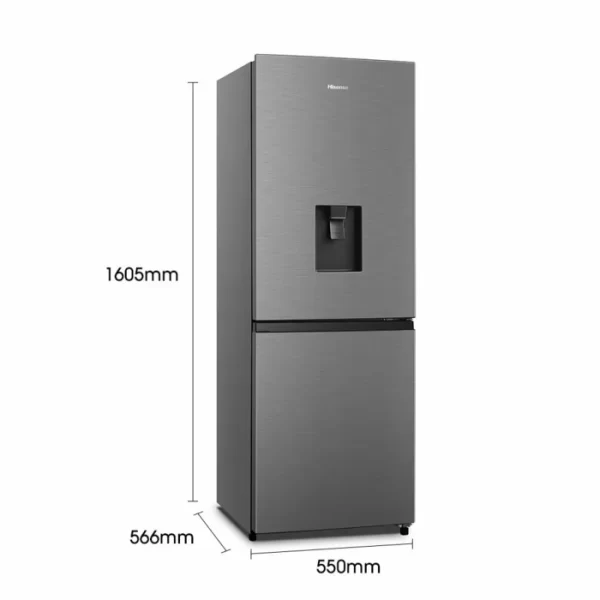 Hisense 222lt Fridge Freezer Inox H310BIT-WD - Image 8