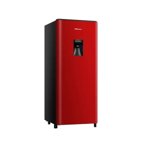 Hisense 177L Single Door Fridge Water Dispenser H235RRE-WD Red - Image 8