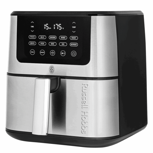 Russell Hobbs Nexus 7.5L Digital Air Fryer Silver - Image 6