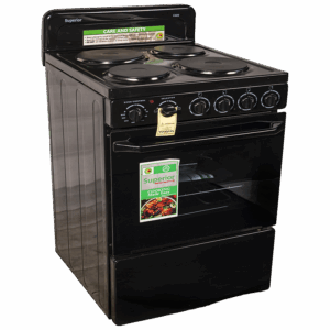 Superior C400 Economy 4 Plate Cooker Black
