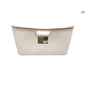 Addis Laundry Basket 50L Cream/Grey 91600