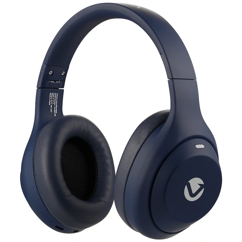 Volkano SoundSweeper Series Active Noise Cancelling bluetooth Headphones - Blue