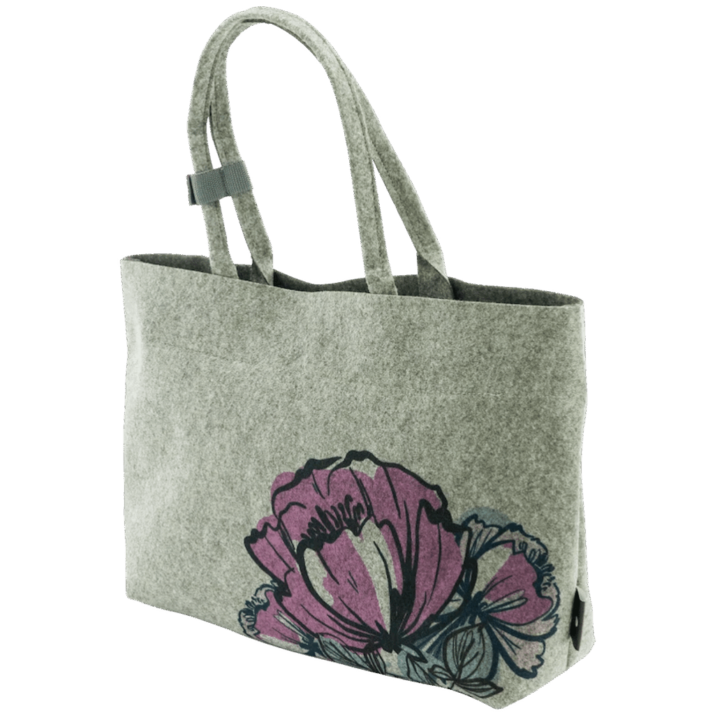 Totes Babe Peony Diaper Tote - Grey
