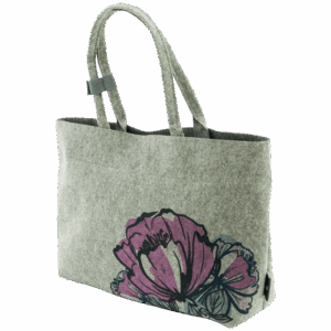 Totes Babe Peony Diaper Tote - Grey