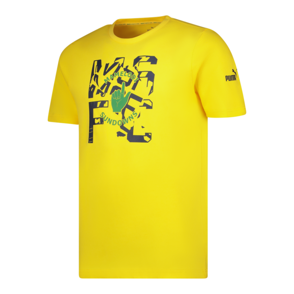Sundowns FtblCore Yellow Tee-Mens