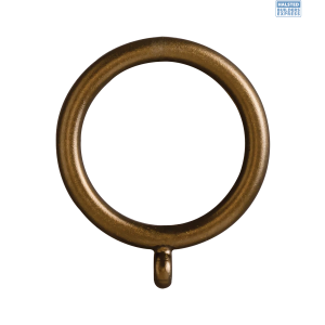 Decor Depot 25mm Steel Rod Plastic Rings Bronze 10pc 19240