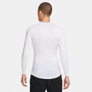 Nike Pro Tight Long sleeve  top White -Mens