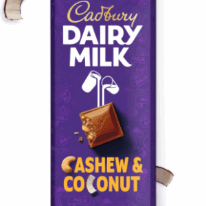 CADBURY CASHEW AND COCONUT 80G