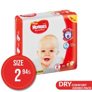 HUGGIES DRY SZ2 JUMBO 94s