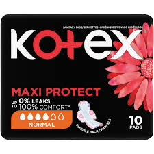 KOTEX MAXI NORMAL + WINGS 1X10