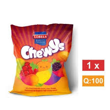 LOBELS CHEWY SWEETS 100S