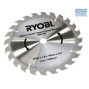 Ryobi Circular Saw Blade Carbide Tip 185mm X 1.6mm CSB-185