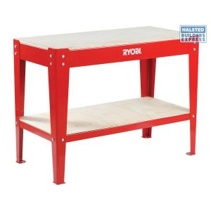 Ryobi Work Bench 1200mm Width 600kg Load W/ Shelf RWB-1200