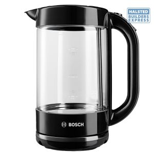 Bosch Kettle Glass Black 1.7L 2400W TWK70B03