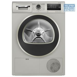 Bosch Tumble Dryer Condenser Series 4 Silver Inox 8kg