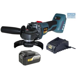 Ryobi ONE+ Kit Angle Grinder Brushless 115mm 18V XBG-115K