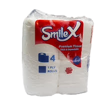 SMILEX SILK SOFT TISSUE 1PLY 4s