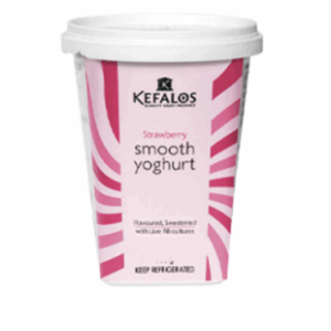 KEFALOS SMOOTH YOGHURT STRAWBERRY 150G