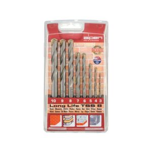 Alpen Masonry Drill Bit Long Life Set 8Pce