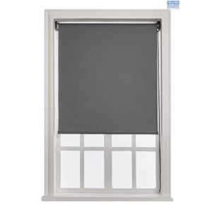 Decor Depot Block-out Roller Blind Oslo Grey 1000x1600