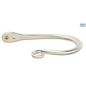 Decor Depot Generic Holdback Brushed Silver 2pc 32638