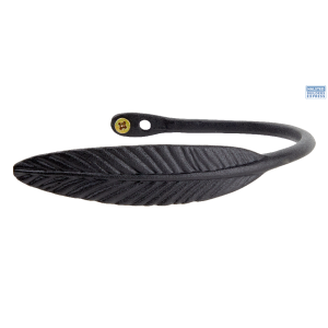 Decor Depot Holdback Feather U-arm Black 30257