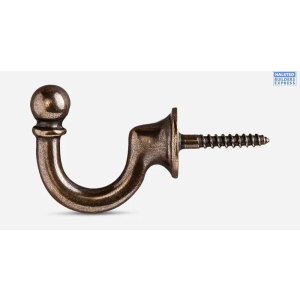 Decor Depot HoldBack Tudor Hook Bronze 1pc 27025R