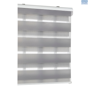Decor Depot Zebra Roller Blind Light Grey 600x1000 4070610