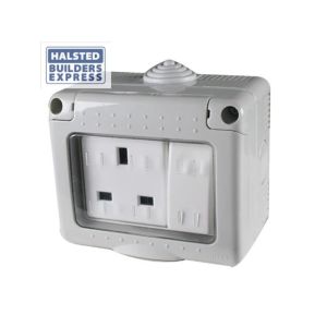 ACDC Single Socket 13A Weather Proof IP55