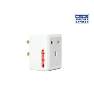 Adaptor Multiplug Round to Square15A-13A