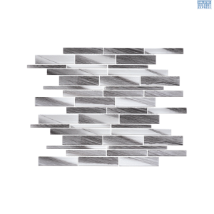 Tile Falcon Glass Mosaic Linear Smoke FLM003