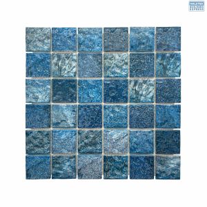 Tile Falcon Glazed Mosaic 48mm Mix blue ripple FT2280S