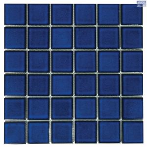 Tile Falcon Glazed Mosaic 48mm Cobalt Blue FT2288S