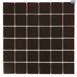 Tile Falcon Glazed Mosaic 48mm Matt Black FT4501M