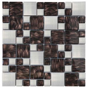 Tile Falcon Glass Mosaic Bista Brown 6mm H5034L/6