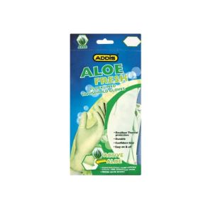Addis Household Gloves Aloe Large 7406