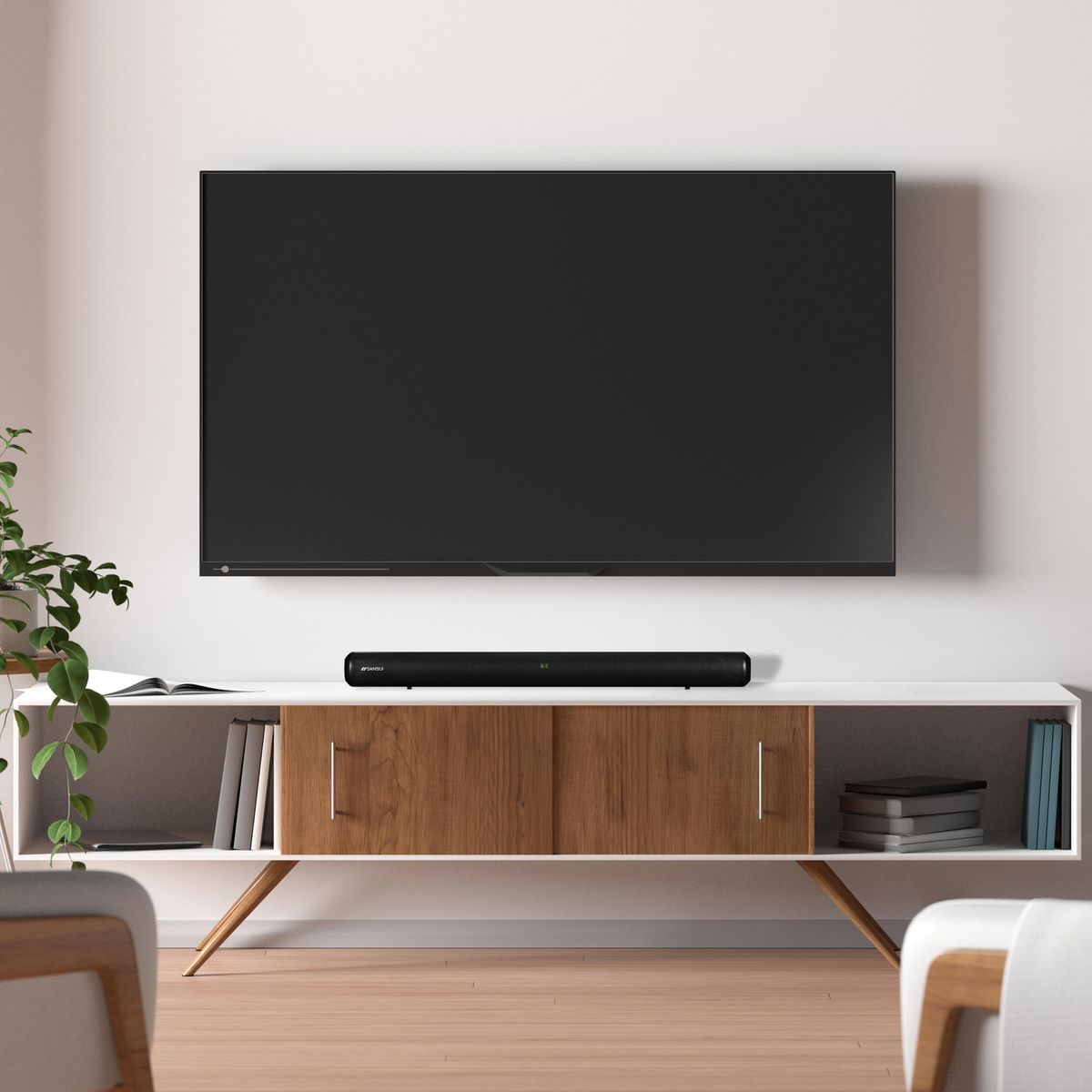 Sansui SN70 2.1 Bluetooth wireless Soundbar and Subwoofer - 70W - Image 3