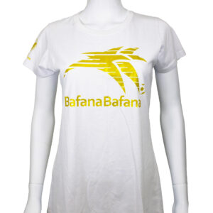Bafana Bafana White Ladies tee